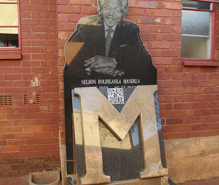 Soweto: the Mandela family's home 1946 to early 1990s.