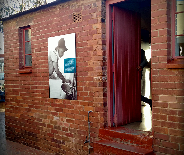 Set on Vilakazi Street, one-time address of two Nobel Peace Prize winners.