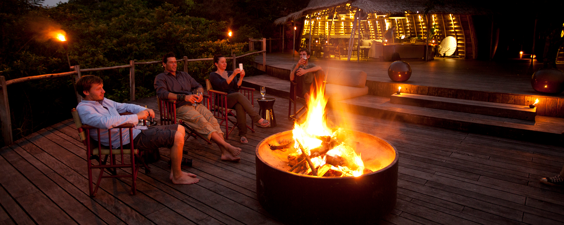 July brings cooler evenings, crackling campfires and convivial chats before hearty dinners.