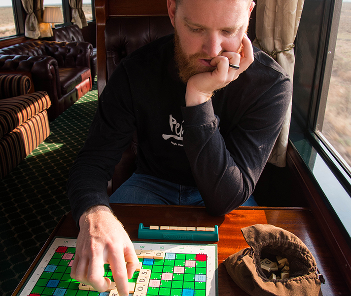 Inside, head to one of the lounges for old-fashioned board games.