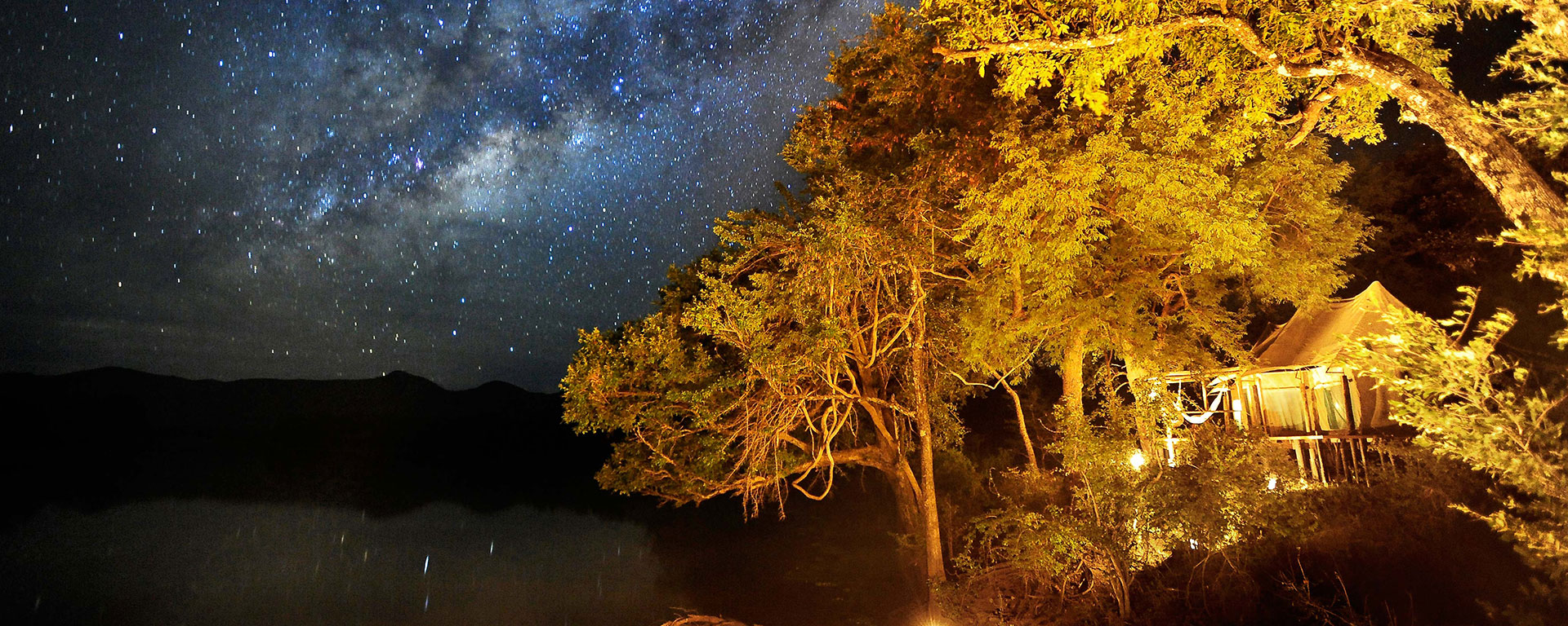 Thanks to low light and air pollution, the stars in Zambia are breath-taking. This is the night sky at Chindeni.