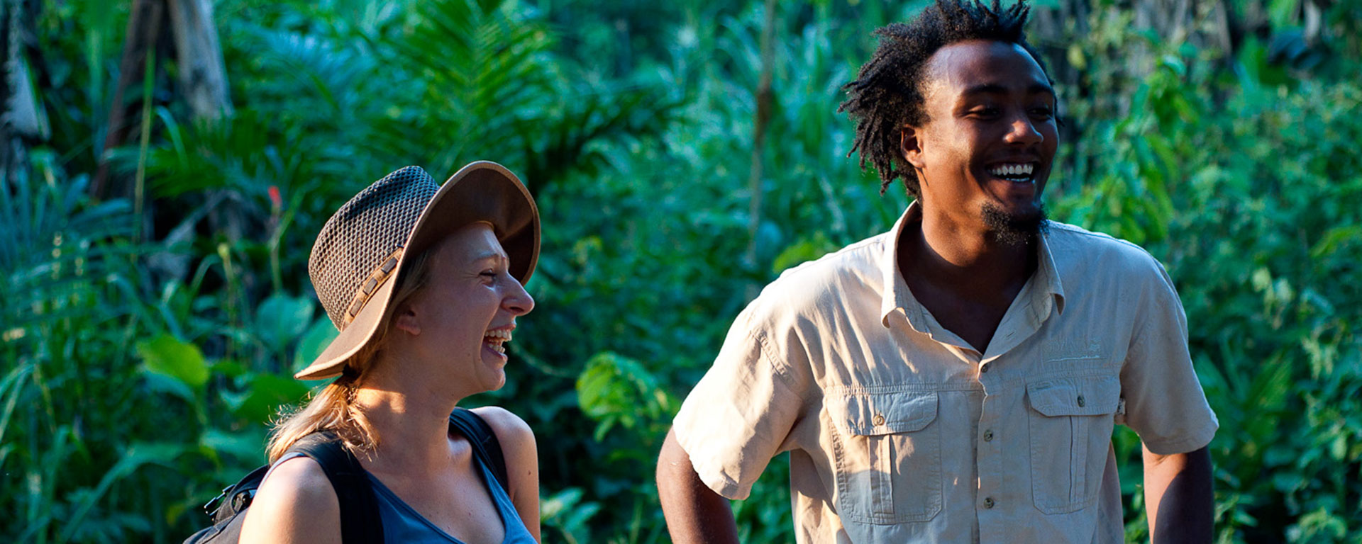 Having a laugh in Congo: everyone is one safari to have a good time, and mutual respect goes a long way to ensuring a memorable holiday.