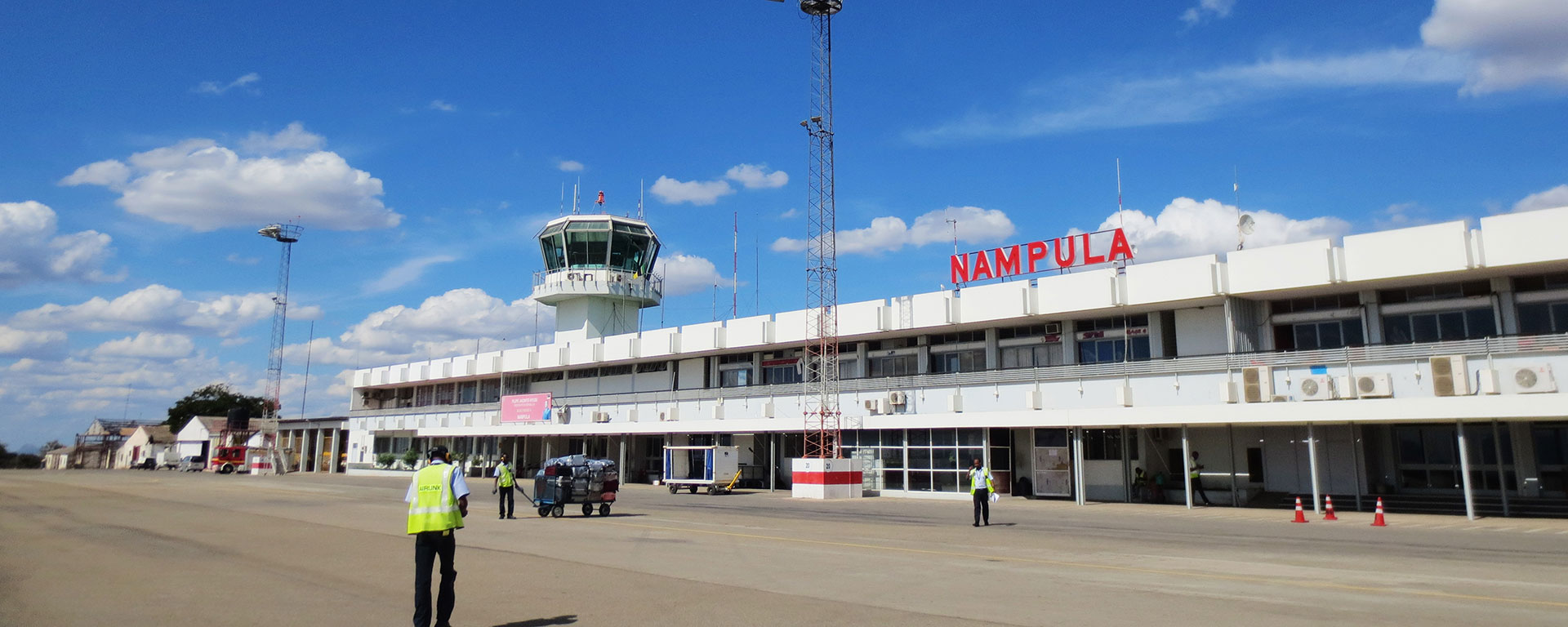 Nampula Airport is small but just a 2-hour direct flight from OR Tambo International Airport in neighbouring South Africa.