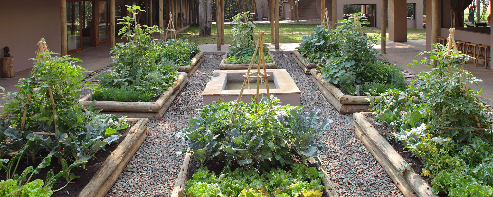 Kichwa Tembo Tented Camp has an organic garden so you can look forward to delicious, fresh produce!