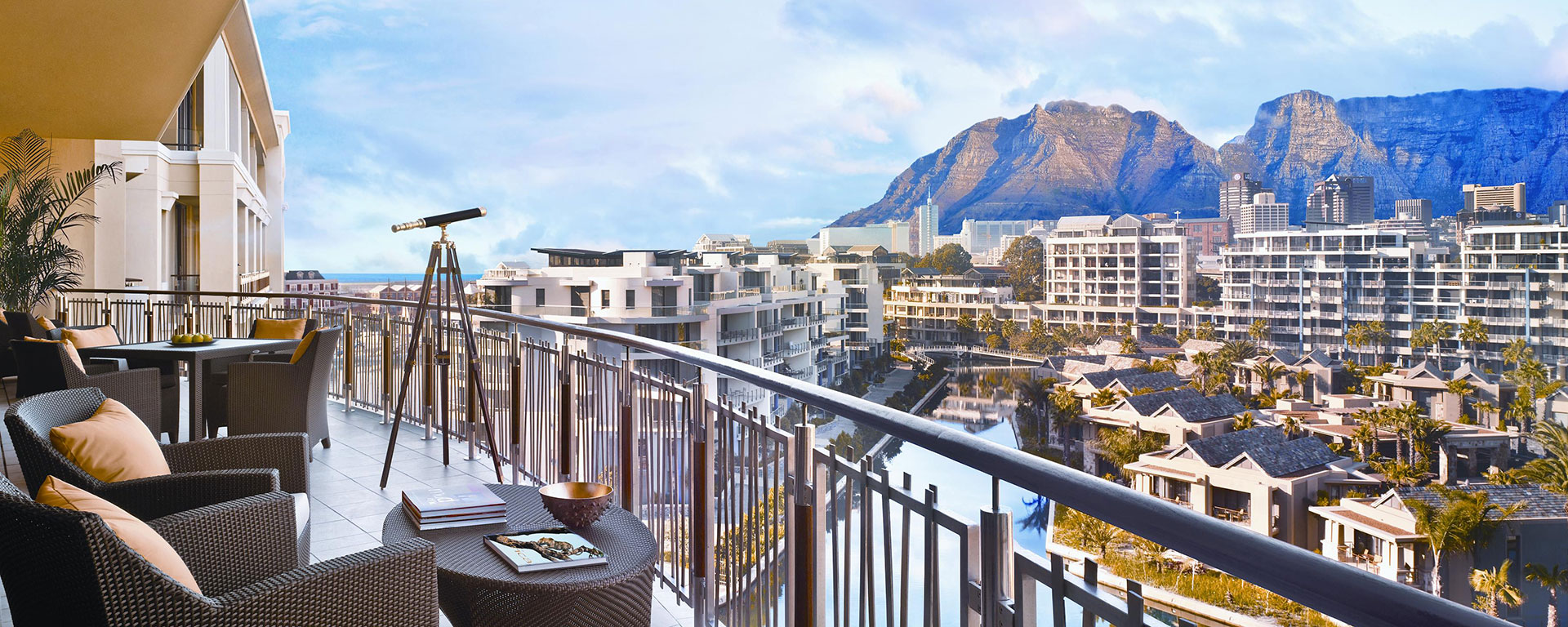 The One&Only Cape Town has unsurpassed vistas of Table Mountain and the city centre.