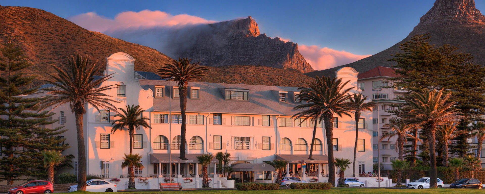 The Winchester Mansions has magnificent views of the sunset over the Atlantic.