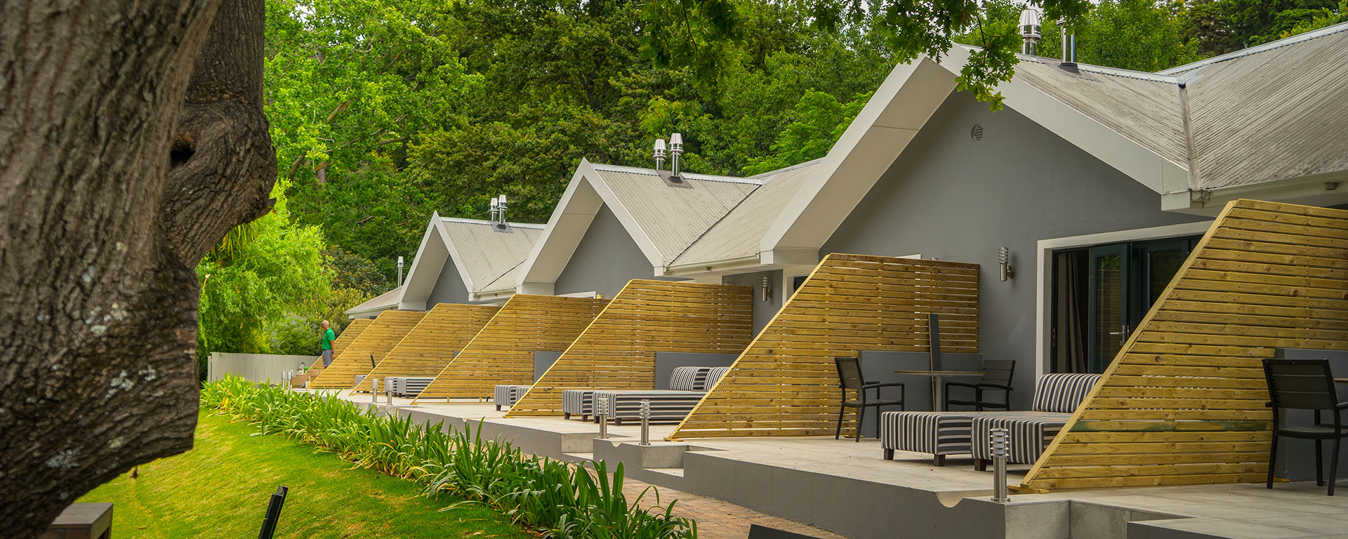 Sheer tranquillity at Silver Forest near the Stellenbosch wine route.