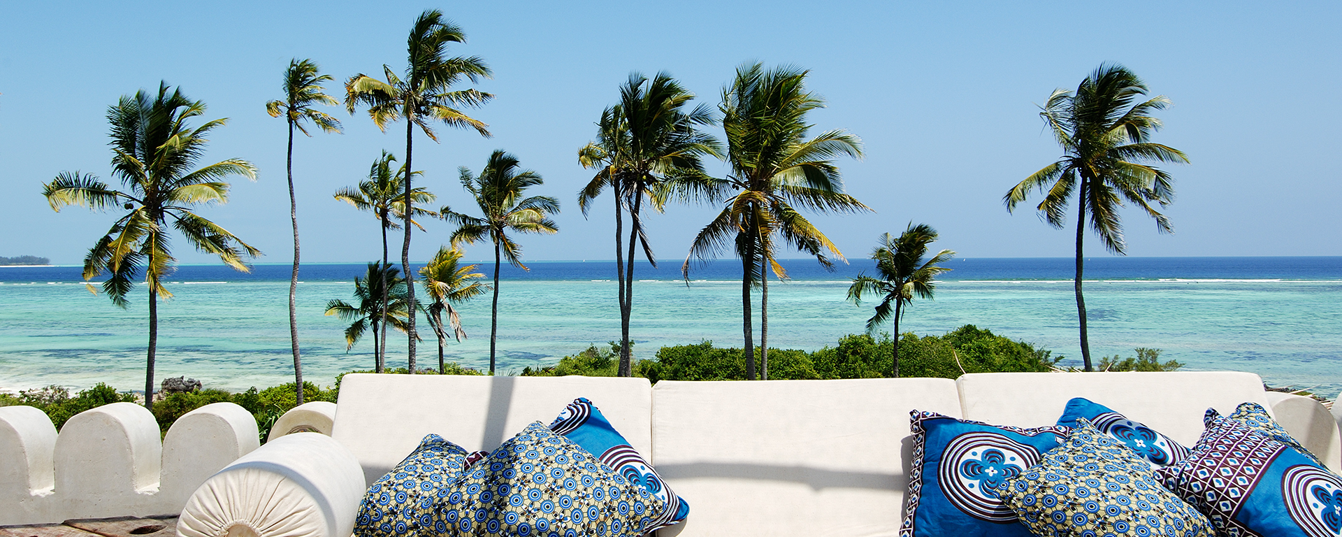 Soak up the sun on Matemwe Retreat's roof terrace and marvel at the gorgeous views of the Indian Ocean.