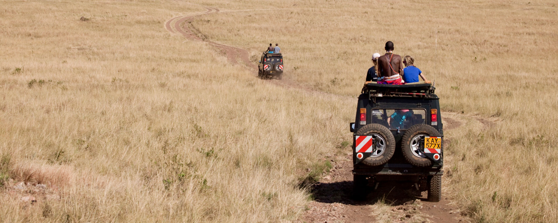 Setting out from Sala’s Camp in the Mara – the openness makes game easier to spot and thus ideal for first-time safari goers.
