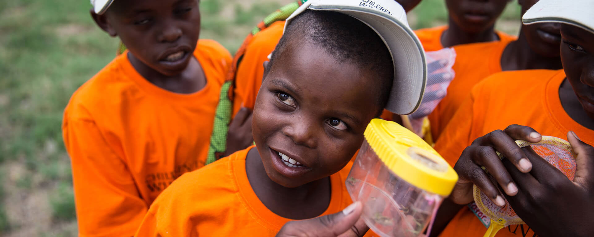 Children from villages on the outskirts of Zimbabwe's national parks learn about life skills and conservation on the Children in the Wilderness programme.