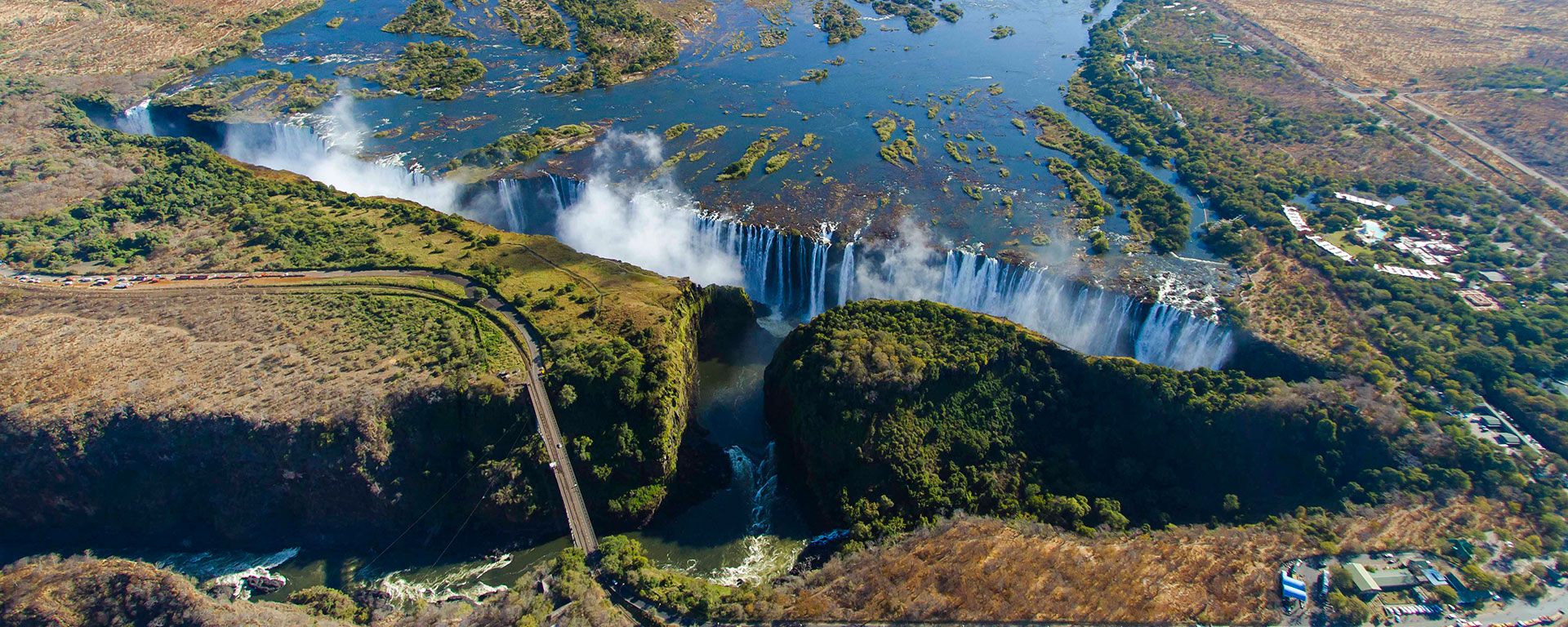 A romantic helicopter flight reveals the sheer magnitude of the world's biggest waterfall.
