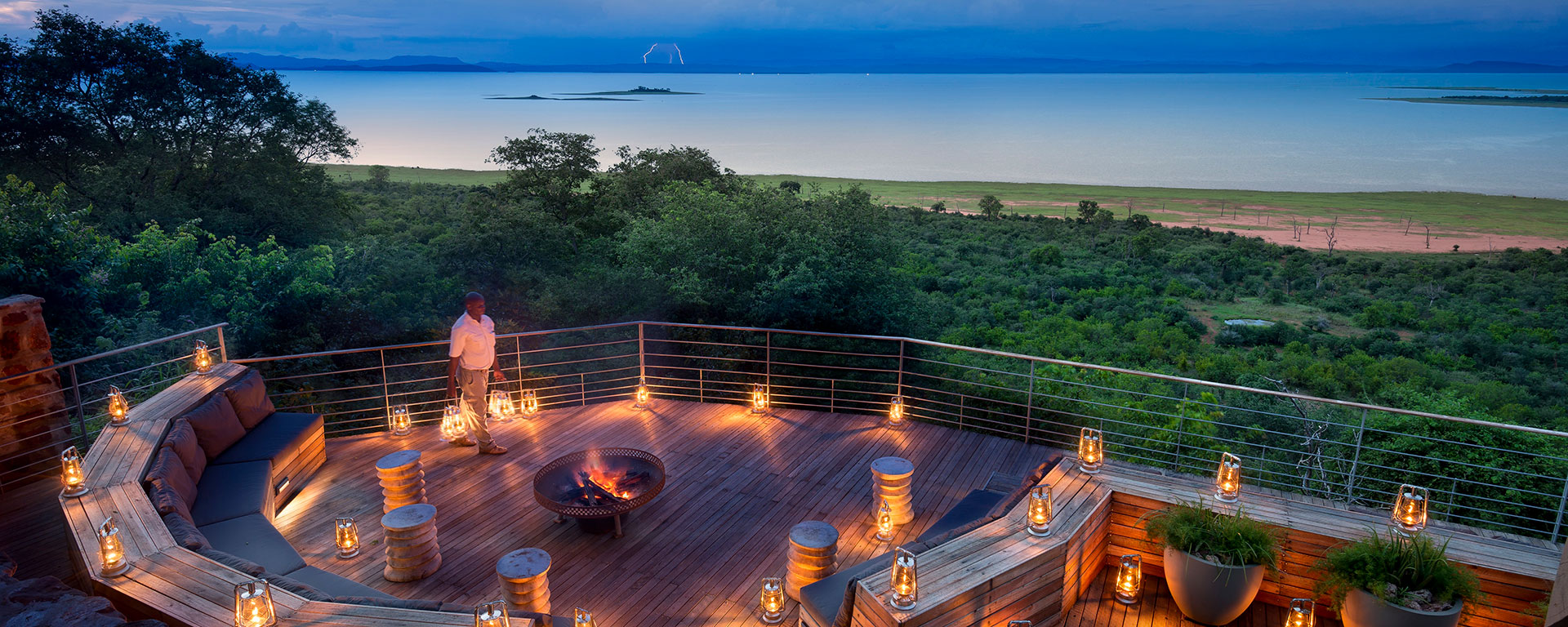 The luxurious Bumi Hills offers breath-taking views over Lake Kariba.