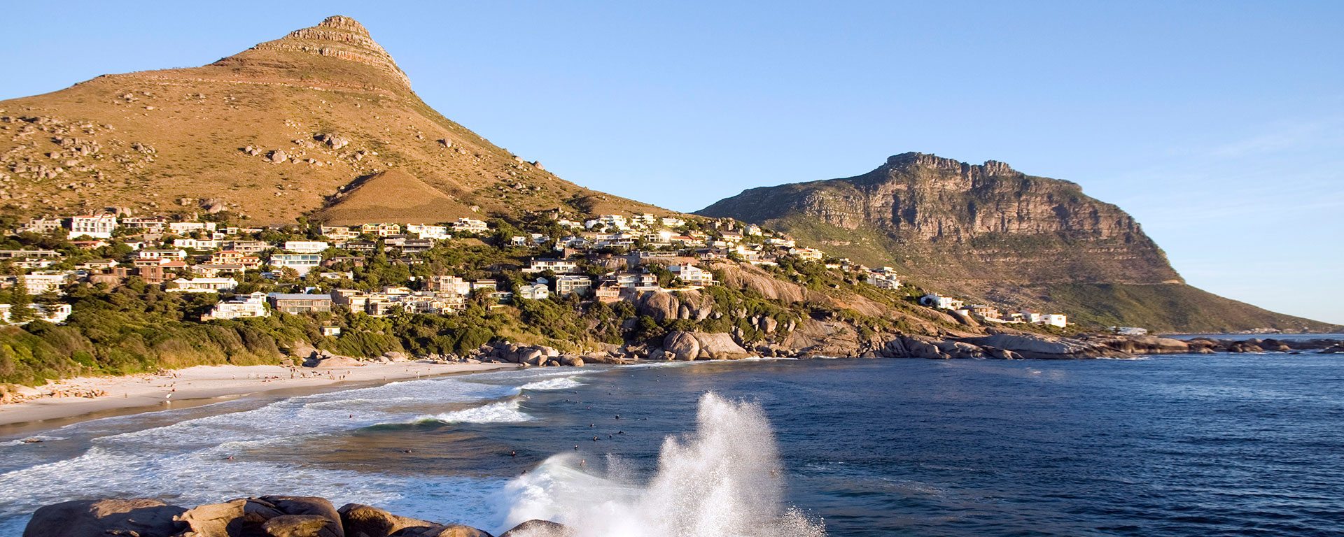 Lying between Camps Bay and Hout Bay, Llandudno is a stunning sandy beach ringed with massive granite boulders.