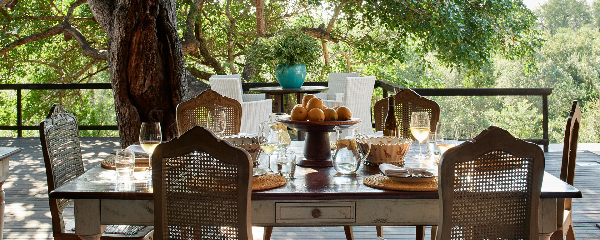 The staff at Royal Malewane will make you feel at home, right down to the cosy dining areas.