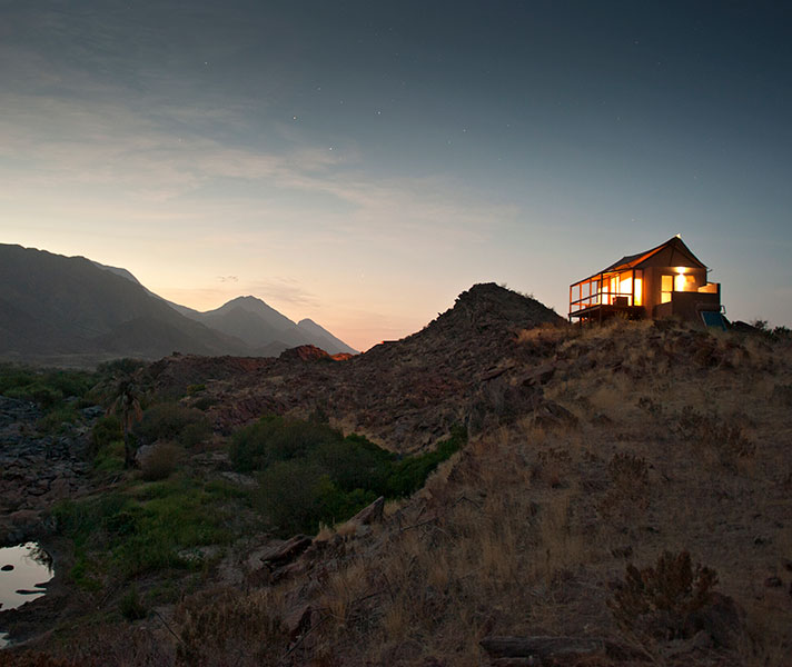 Days 3-4 Okahirongo River Camp on the Kunene River in the Marianfluss Valley