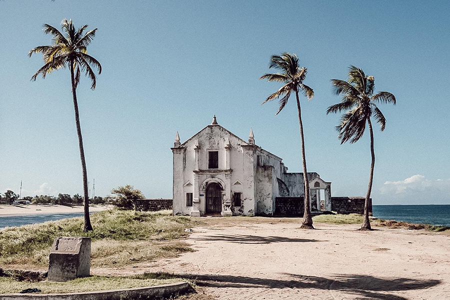 Church of San Antonio in Ilha de Mozambique, Mozambique.